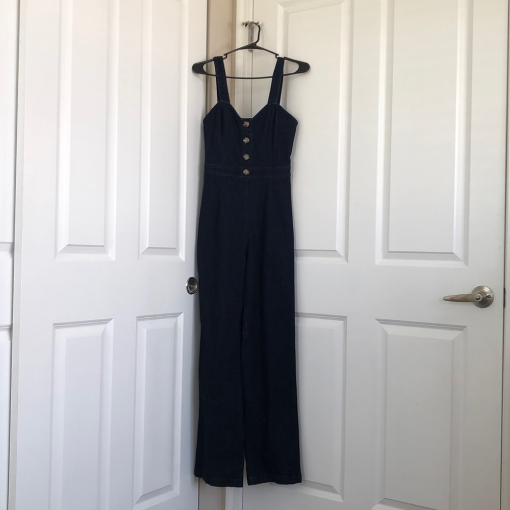 Express Denim Jumpsuit